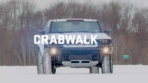 Hummer EV CrabWalk feature demonstration in action